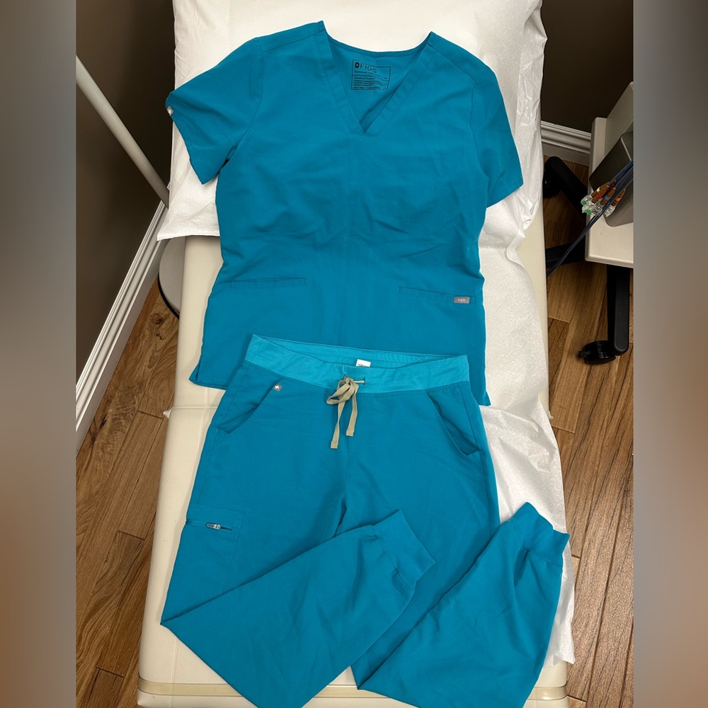 Figs Teal Scrubs